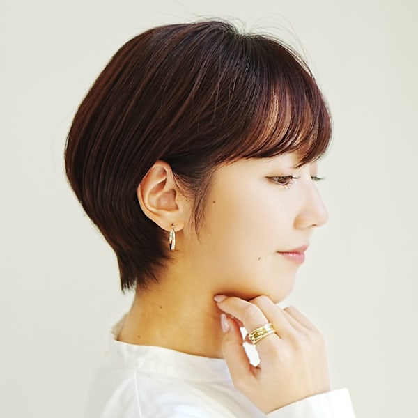 前下がりショート・ボブ/絶壁解消/前髪あり/40代/30代|INCEPTION  GINZA 銀座