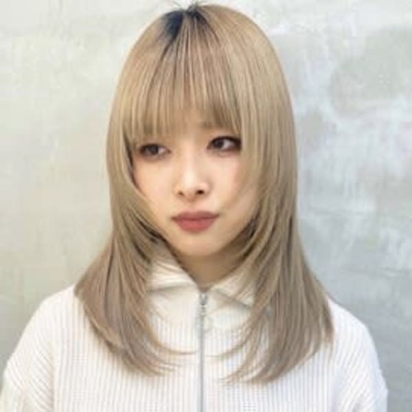 【ウルフカット】レイヤーカット ハイトーン ブリーチ