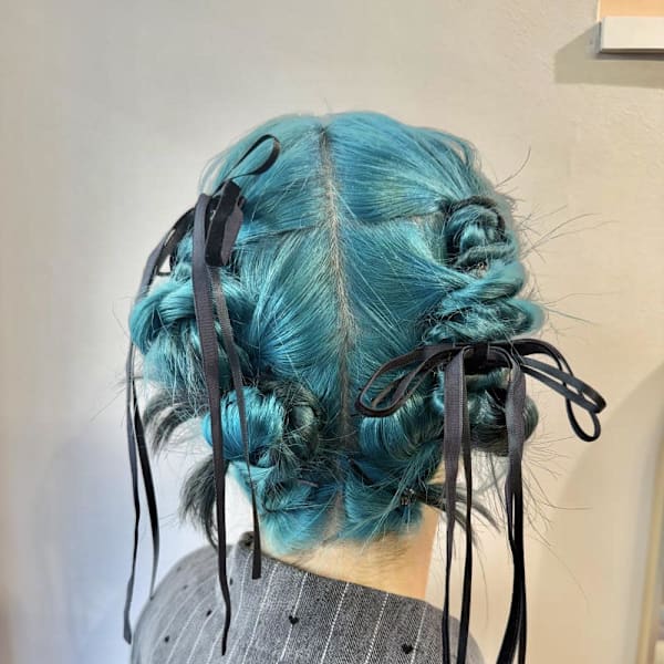 ボブでもできるカチモリアレンジ