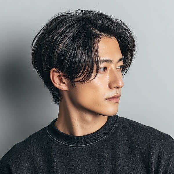 ナチュラルセンターパート|hair Mission 心斎橋店