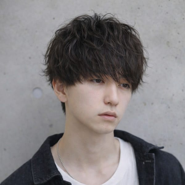 束感黒髪ナチュラル人気流行フェザーパーマ韓国風