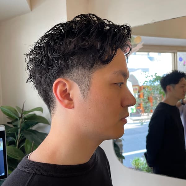 メンズ、メンズカット、パーマ