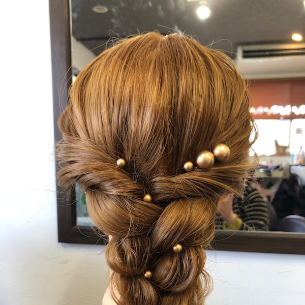 シニヨンアレンジ