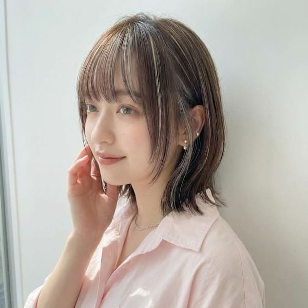 ［大人ハイライト／ハイライト/ショートカット/千葉/］|duFaBle