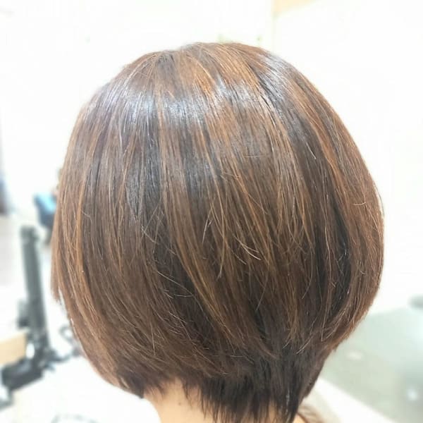 白髪ぼかしハイライトイルミナカラー|Beautissimo 東長崎