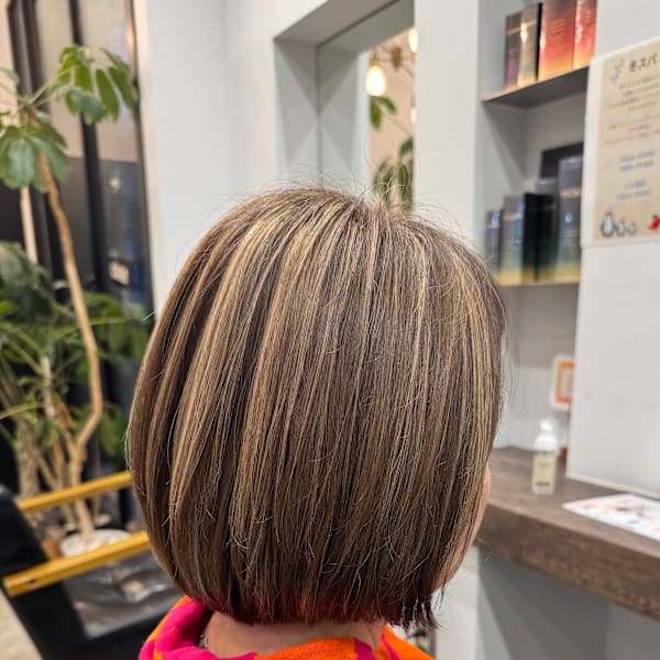 ハイライト×ボブ