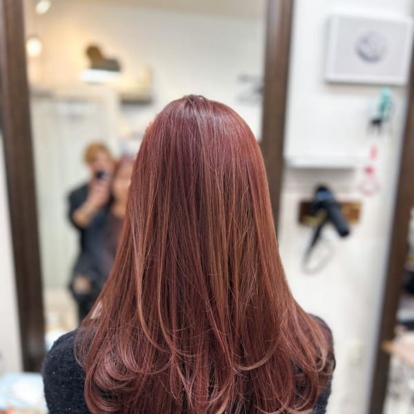 ULTOWA/ピンクブラウン/ワンカールレイヤー