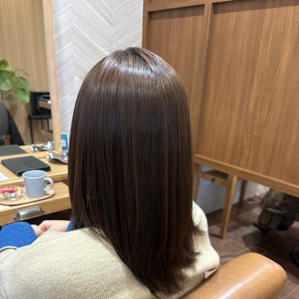 髪質改善縮毛矯正|半個室 rire hair 香椎店