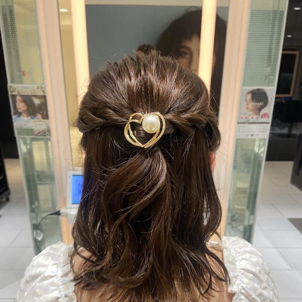 【AIR大阪】栃本優美　ハーフアップアレンジ