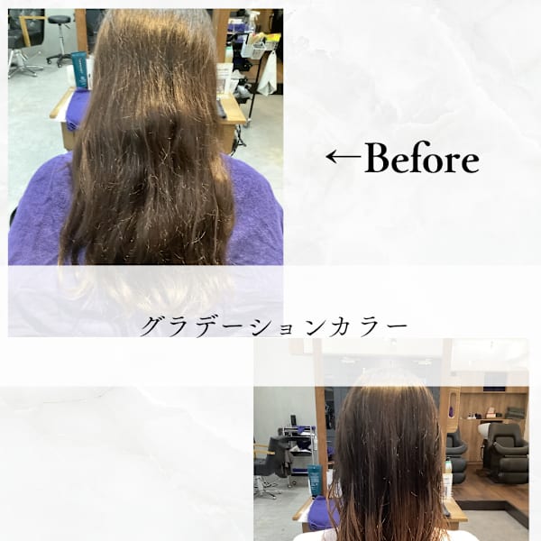 ≪お客様スタイル≫ グラデーションカラー