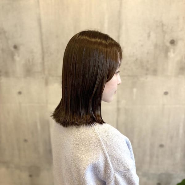 ラベンダーブラウン×切りっぱなし《 ARCH Mayu 》|ARCH