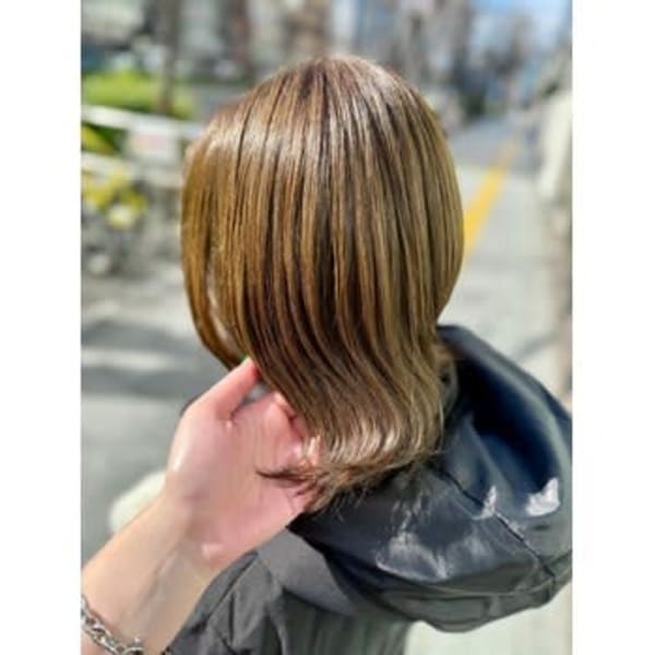 【下矢】オリーブアッシュカラ―