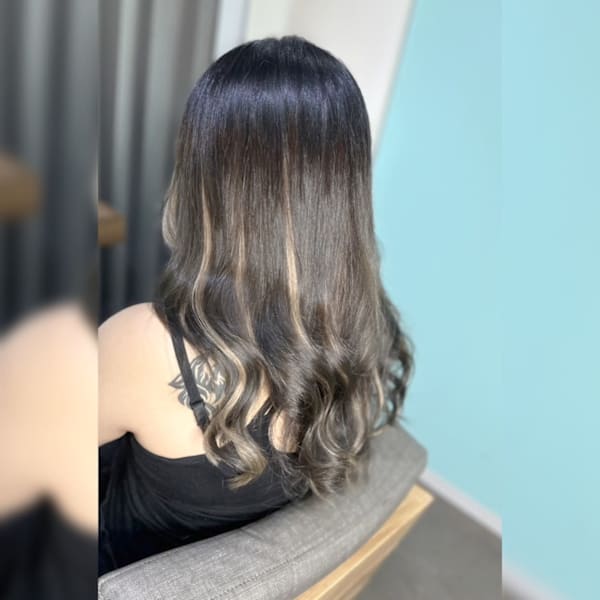 Lino アッシュブラウン+ハイライト