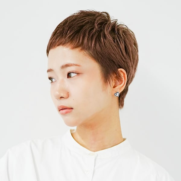 前下がりショート・ボブ/絶壁解消/前髪あり/40代/30代/