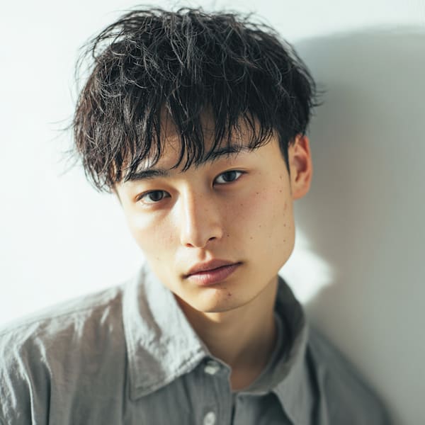 清潔感　メンズショート