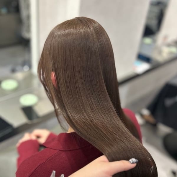艶々こっくりブラウン＆TOKIO縮毛矯正/髪質改善/札幌駅