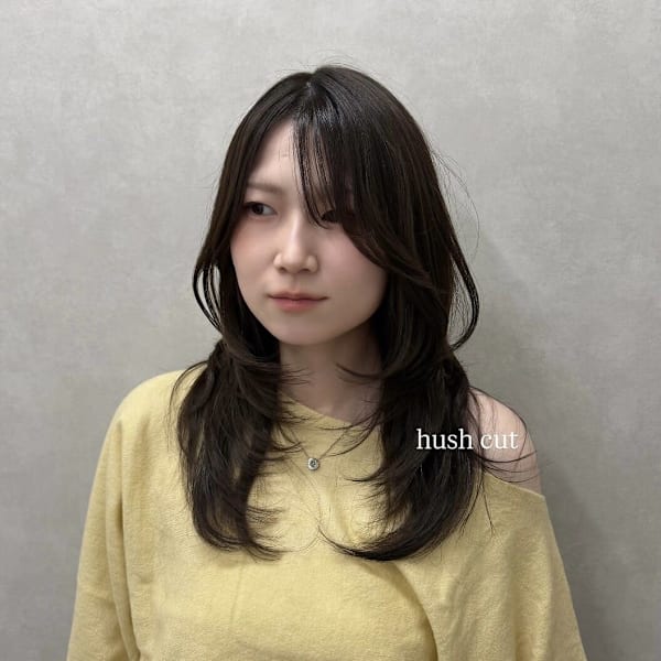 ハッシュカット/レイヤーカット/韓国ヘア/グレージュ|ROW 札幌【ロウ】個室型サロン オーダーメイドトリートメント＆ヘッドスパ