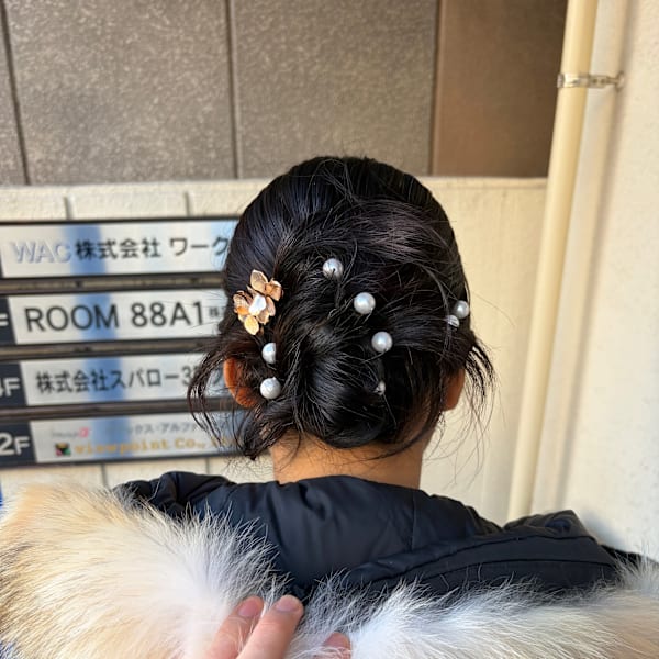 和装ヘアアレンジ