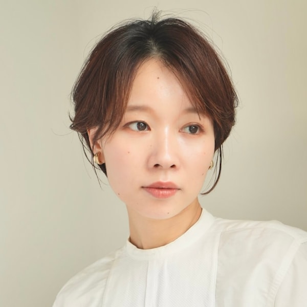 丸みショート・ボブ/丸顔/前髪あり/絶壁解消/３0代/４0代|INCEPTION  GINZA 銀座