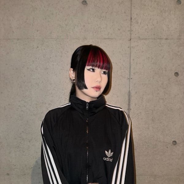 前髪インナーカラー