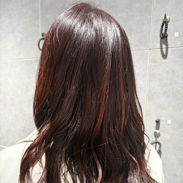 ミディアム/パーマ/ピンクベージュ|ungu GALLERY