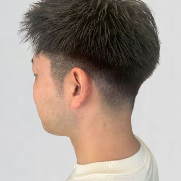 メンズカット 刈り上げ ツーブロック ビジネスヘア 30代