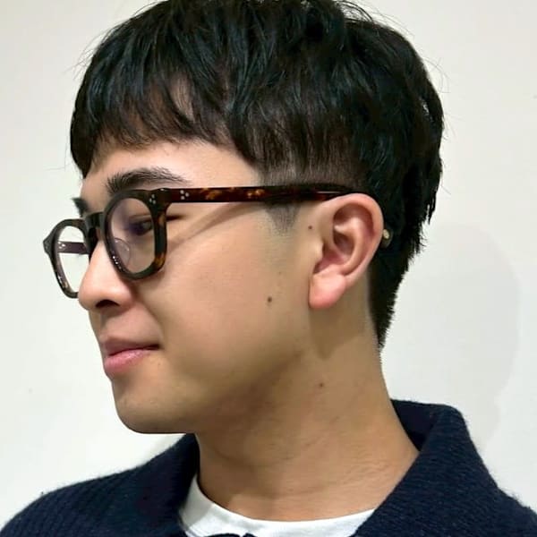 メンズカット ショートマッシュ ツーブロック 刈り上げ 短髪