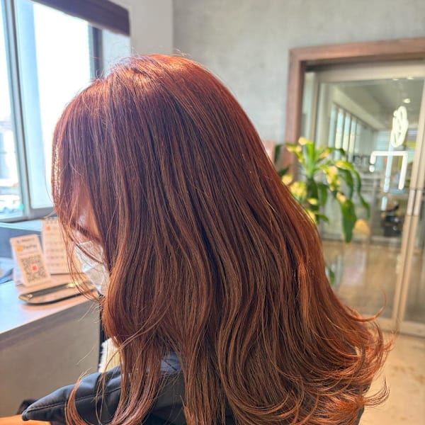 セミロング/ピンク/ハイブライト|ungu GALLERY