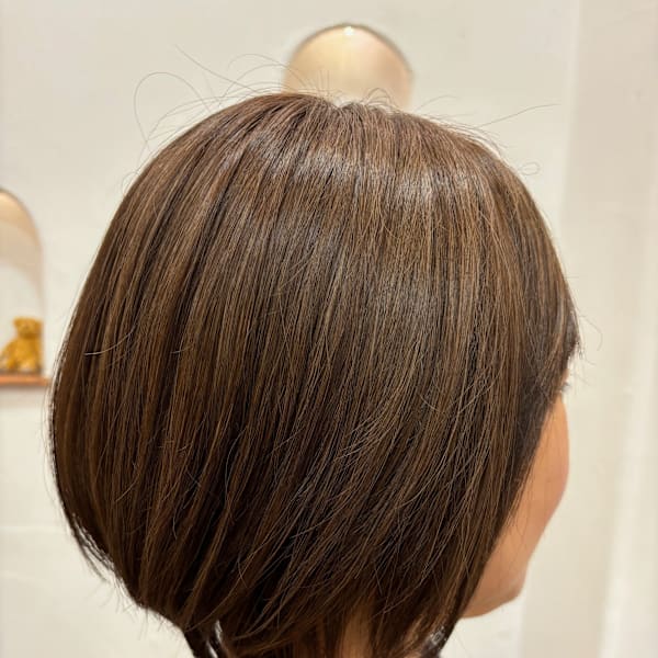 【丸みショートで小顔効果◎】