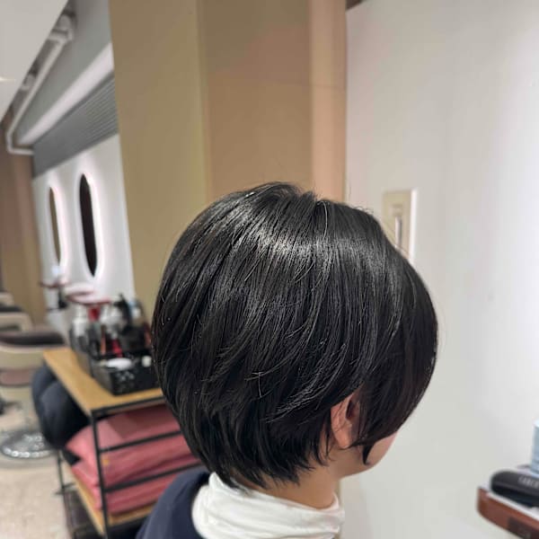 ショートボブ/カット/パーマ|EARTH coiffure beauté 国分寺店