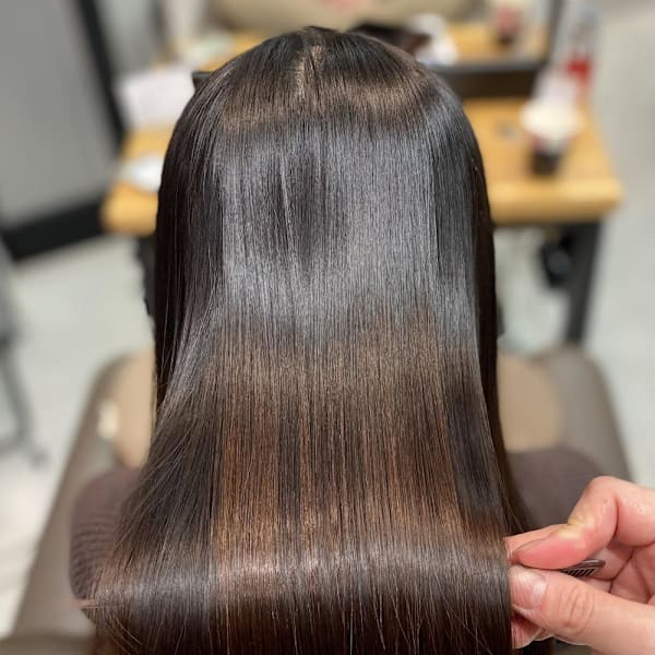 天使の縮毛矯正髪質改善酸性ストレート美髪矯正艶髪銀座有楽町