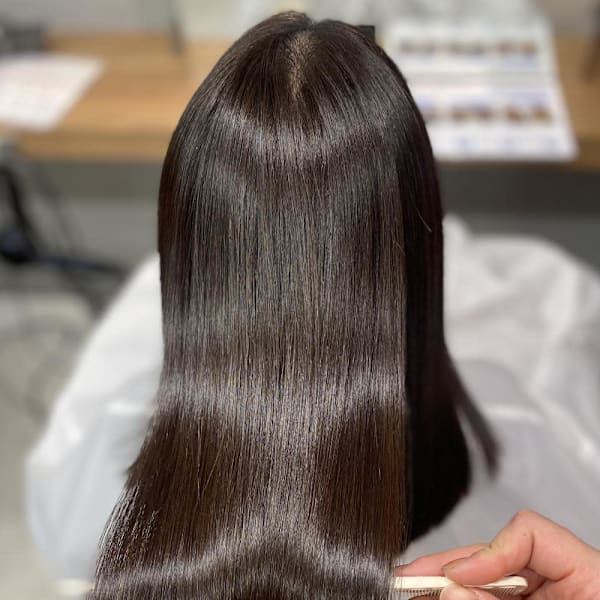 天使の縮毛矯正髪質改善酸性ストレート美髪矯正艶髪銀座有楽町