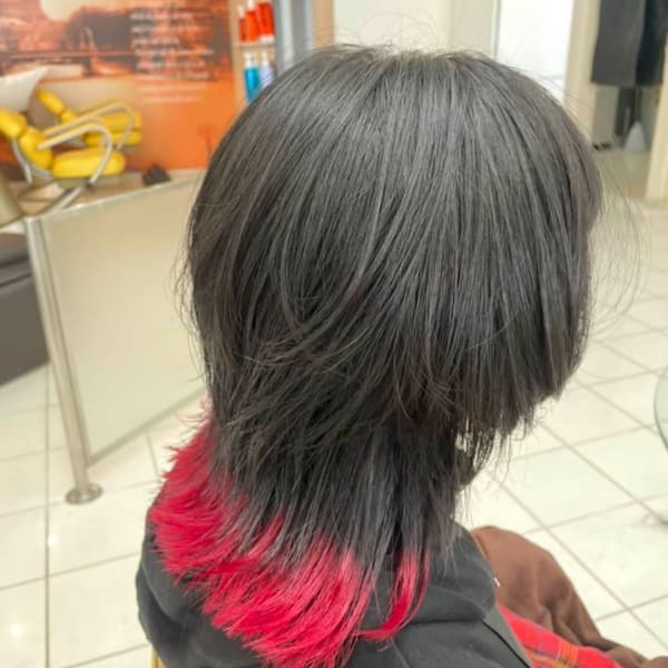 裾カラー|美容室KISEI 幸町店