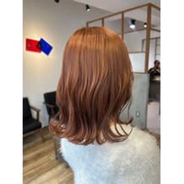 オレンジブラウン【イルミナカラー/10代20代30代40代】