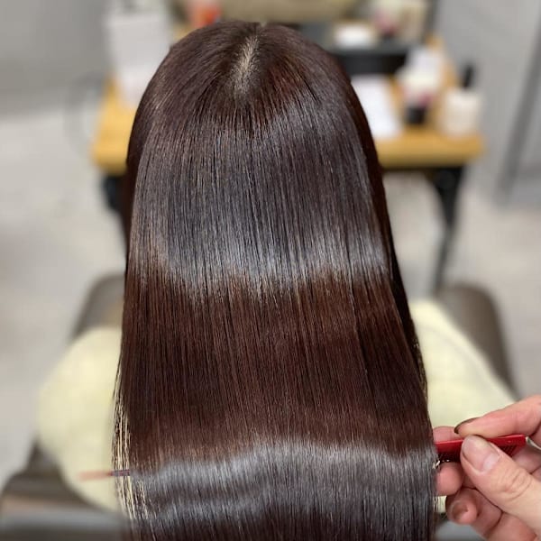 天使の縮毛矯正髪質改善酸性ストレート美髪矯正艶髪銀座有楽町