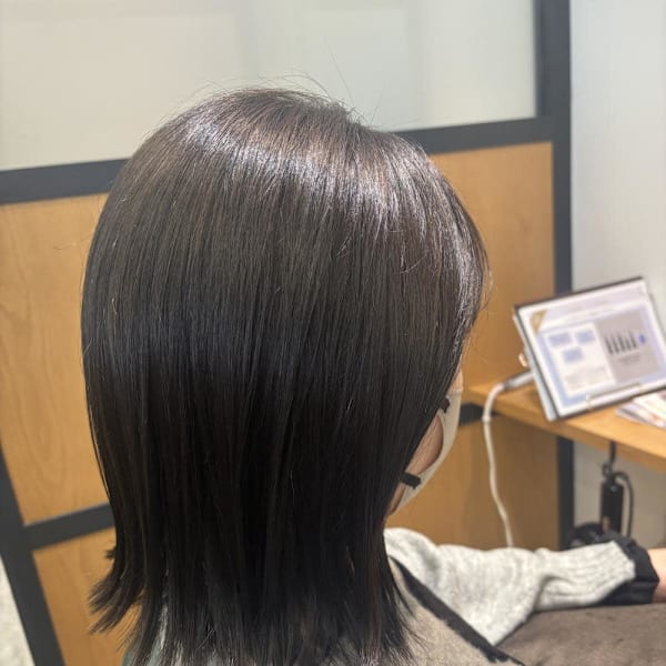 ブルーベージュ|半個室 rire hair 千早店