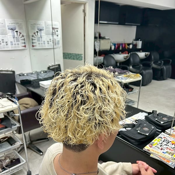 メンズパーマスタイル