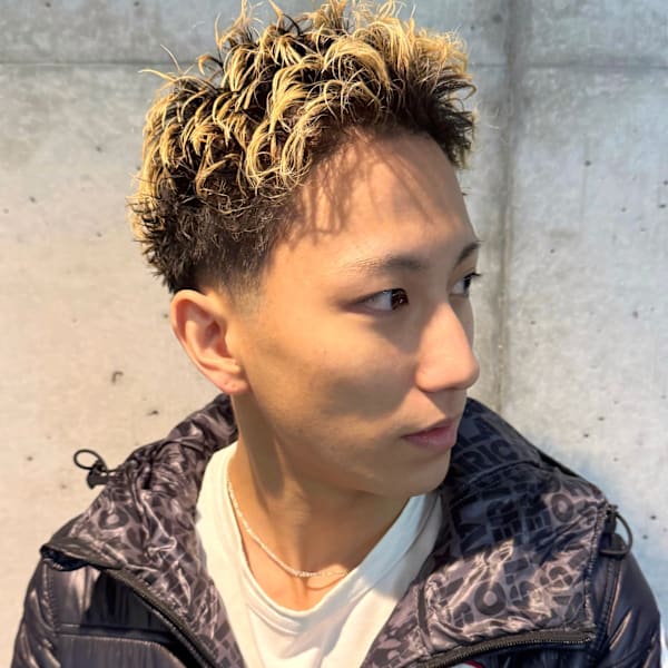 ピンパーマショート