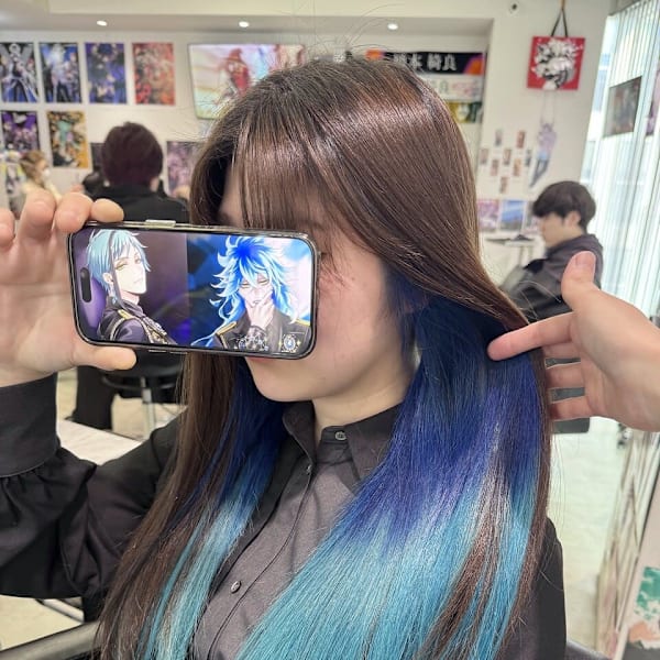 ツイステ イデア フロイド 推しカラー インナーカラー