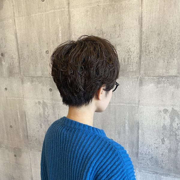 大人女子ショート×パーマ《ARCH CHIAKI》