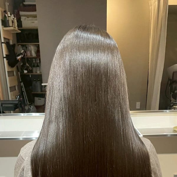 オリーブベージュ/赤み消し/髪質改善/20代