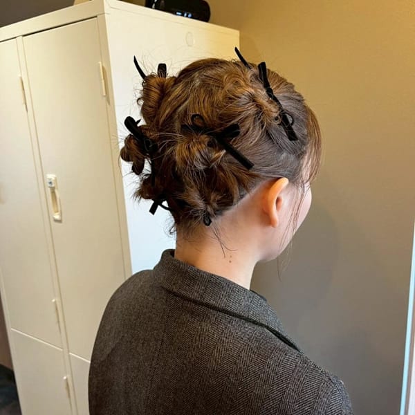 ヘアセット/結婚式お呼ばれアレンジ/20代