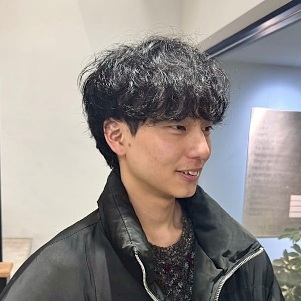 無造作実感スパイラルパーマ|uchla 池袋 by rcid