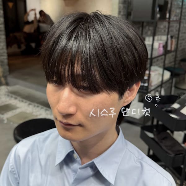 シースルーマッシュ|Korean Men's Salon LUAU Ao【コリアンメンズサロン ルアウ アオ】
