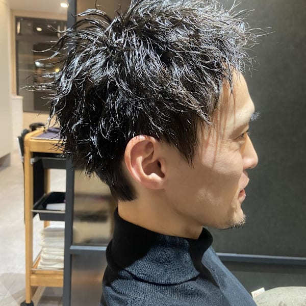 ショートツイスパ|半個室型美容室 Sourire 和白店