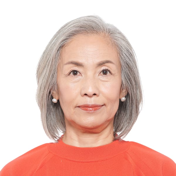 グレイヘアの方にオススメ◎白髪を活かしたエレガントボブ