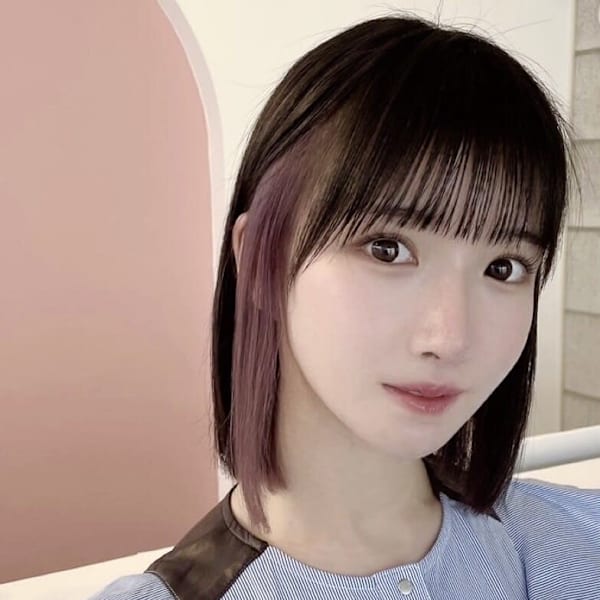 【浅草BINNA】ブルベさんラベンダーピンクインナーカラー|BINNA