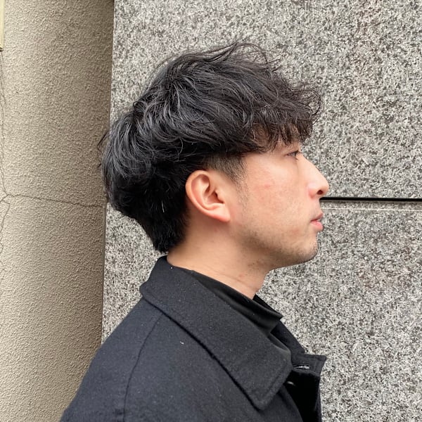 ルーズシャドーパーマ|さんかく美容室