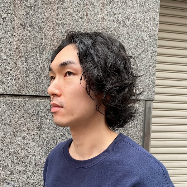 ルーズスパイラルパーマ|さんかく美容室