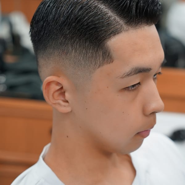 サイドパート|理容室BARBERSHOP NOR【学芸大学店】バーバー